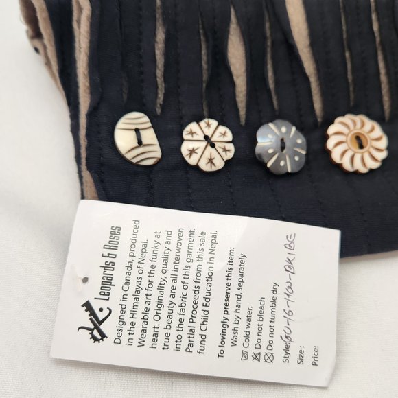 Leopards & Roses Wearable Art For The Funky At Heart Gloves - Picture 14 of 15